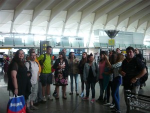 Despedida en el aeropuerto
