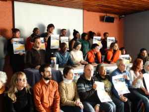 Rueda de Prensa de presentación de la Marcha, en Gasteiz